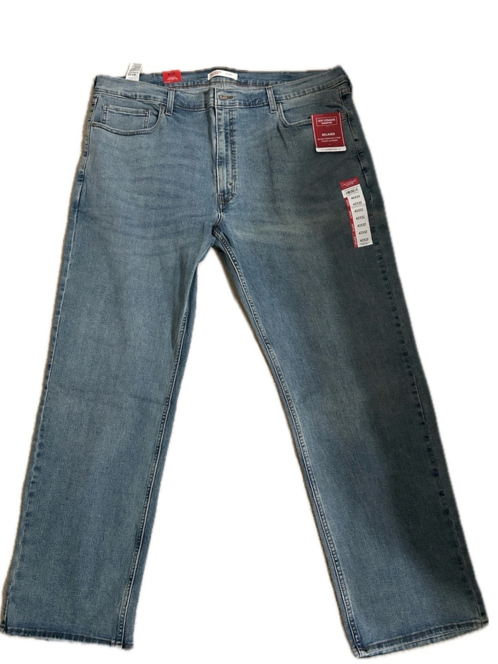 Levi's Signature Relaxed Jeans for men, men's pants denim, size
42*32 NWT